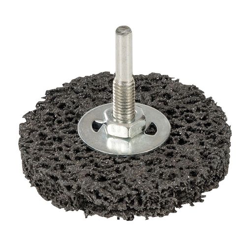 ROUE DE DECAPAGE SUR TIGE ABRASIVE POUR MULTI MATERIAUX Ø 75 MM