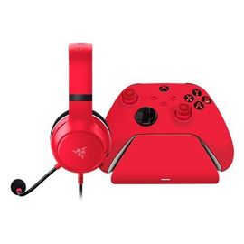 Casque Razer Kaira X Red + Chargeur Manette Red - Xbox