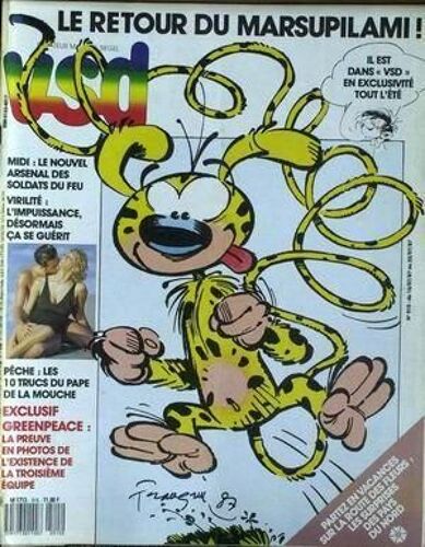 Vsd N° 515 Du 16/07/1987 - Le Marsupilami - Arsenal Des Soldats Du Feu - Impuissance - Peche  -   Mouche - Greenpeace.