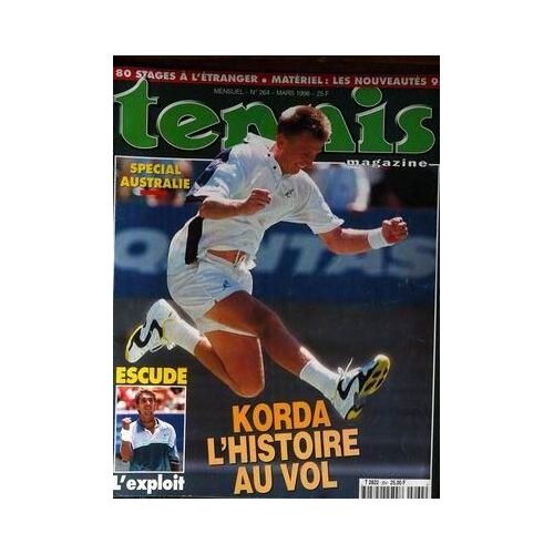 Tennis Magazine N° 264 Du 01/03/1998 - Special Australie - Korda - Escude - Stages A L'etranger.