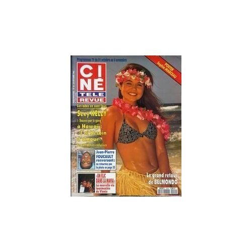 Cine Tele Revue N° 44 Du 29/10/1992 - Sexy Kelly - Jean-Pierre Foucault - Un Flis Dans La Mafia - Belmondo.