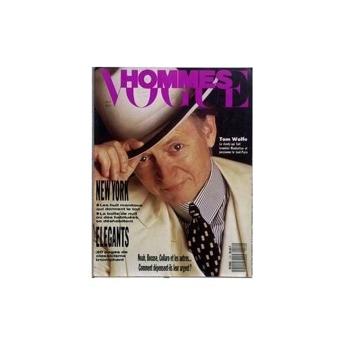 Vogue Hommes N° 114 Du 01/11/1988 - New York   -   Boite De Nuit Et Les Huit Manitous Qui Donnent Le Ton  -  Elegants  -  Noah - Bocuse - Collaro Et Les Autres  -   Comment Depensent-Ils Leur Argent ?  -  Tom Wolfe.