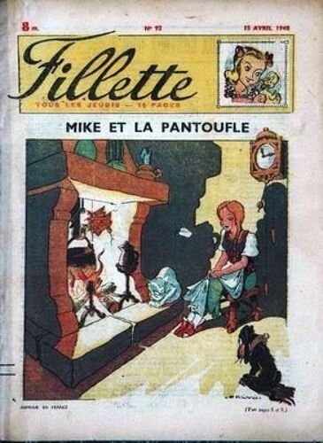 Fillette N° 92 Du 15/04/1948 - Mike Et La Pantoufle  -   Calvo.