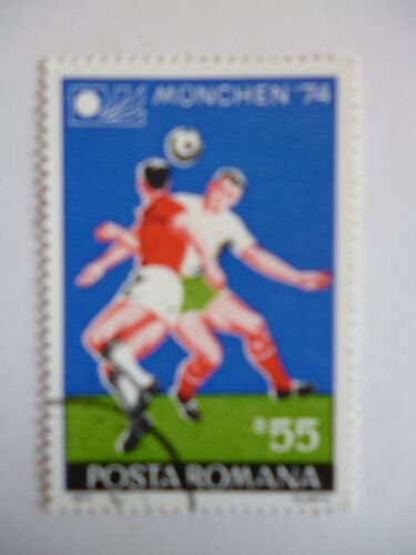 Timbre "Posta Romana :Football:Munich 1974".