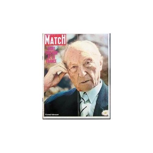 Paris Match N° 942 Du 29/04/1967 - Mort D'un Ami De La France - Konrad Adenauer. Claudia Cardinale Et Son Fils Claudine Auger Coup De Tonnerre Au Royaume De Grâ¿Ce Duel Gaston Deferre - Rene Ribiâ¿Re Jean Anouilh Konrad Adenauer La Fille De Stalin...