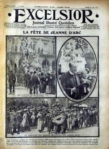 Excelsior N° 1644 Du 17/05/1915 - Jeanne D'arc  -   Le Reverand Stanley-Blunt - Maurice Barres.
