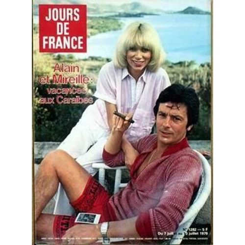 Jours De France N° 1282 Du 07/07/1979 - Alain Et Mireille - Vacances Aux Cara+¿Bes.