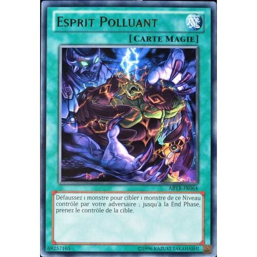 Carte Yu-Gi-Oh Abyr-Fr064 Esprit Polluant Neuf Fr