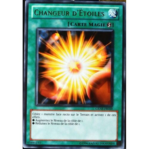Carte Yu-Gi-Oh Genf-Fr059 Changeur D'etoiles Neuf Fr