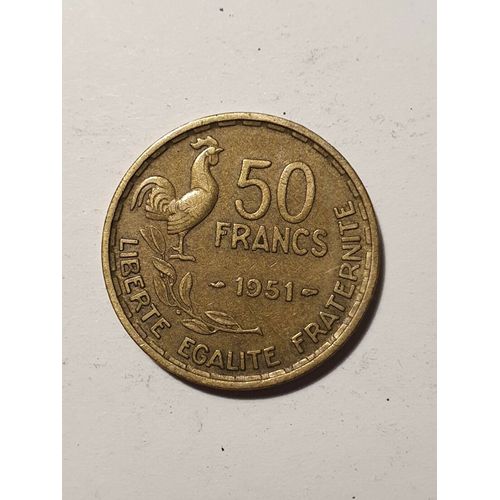 Piece De 50 Francs Guiraud 1951
