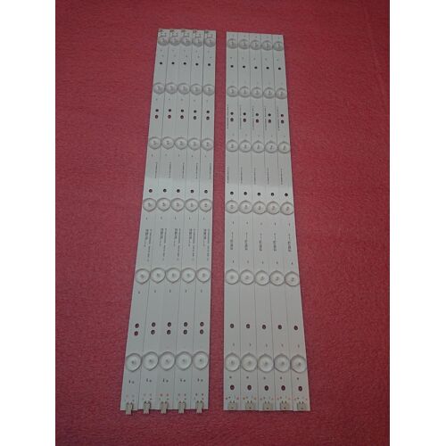 Bande de rétro-éclairage LED, pour 49D1000 49C1000 850095046 LB-C490F13-E2-L-G1-SE2 LB-C490F13-E2-L-G1-SE3, 10 pièces, Nipseyteko