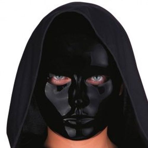 Masque Visage Noir Adulte,