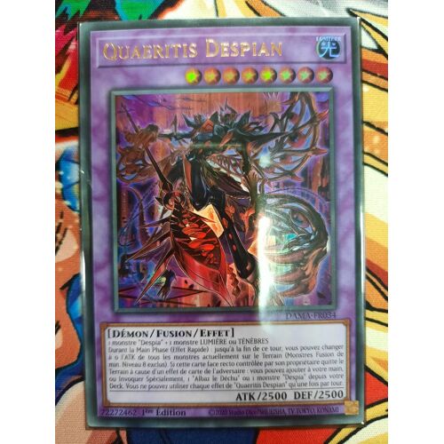 Yu-Gi-Oh ! Quaeritis Despian Dama-Fr034 Ultra Rare