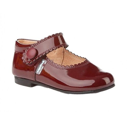 Angelitos 1502 Charol Burdeos Cuir Verni Bordeaux