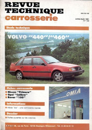 Revue Technique Carrosserie  N° 132 : Volvo 440/460