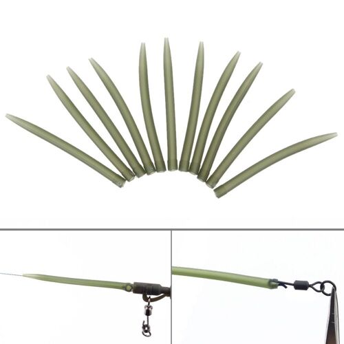 Accessoires De Pêche À La Carpe, Manchons Anti-Emmêlement, Aligneur De Ligne, Crochet, Pour Plate-Forme De Pêche Au Cheveu, Terminal De Ronnie, 50/100 Pièces
