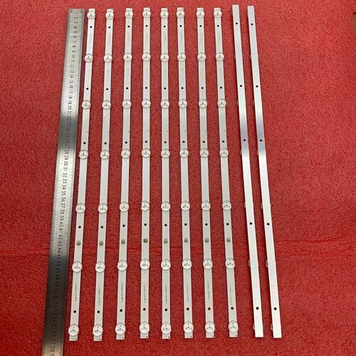 Bande de rétroéclairage LED, 30 pièces/lot, pour RCA RTDVD3215-B AOC T3211M 320L 32E9 7S1P 2X7 0802 Nipseyteko