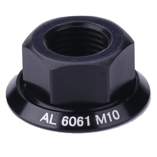 1 Pièce D'écrous De Moyeu De Vélo M10 À Engrenage Fixe Vtt Route Pliante Boulon De Vis De Vélo En Alliage D'aluminium, Écrou De Moyeu De Tambour De Cycle Pour Un Montage Ferme