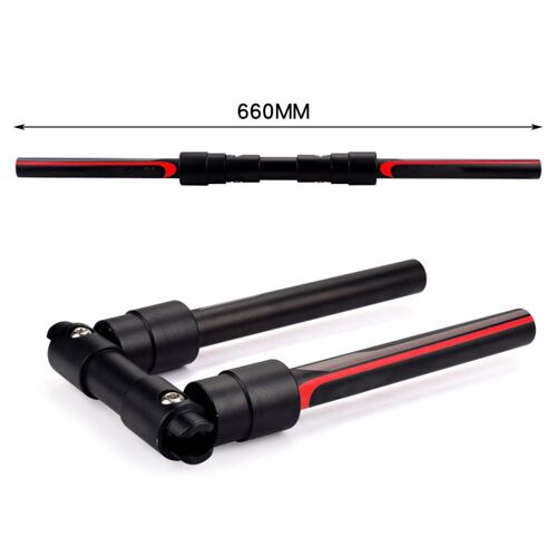 Guidon Plat Et Pliable Pour Vélo Électrique, Pièces De Bicyclette, Vtt, 31.8/25.4mm, 560/660mm