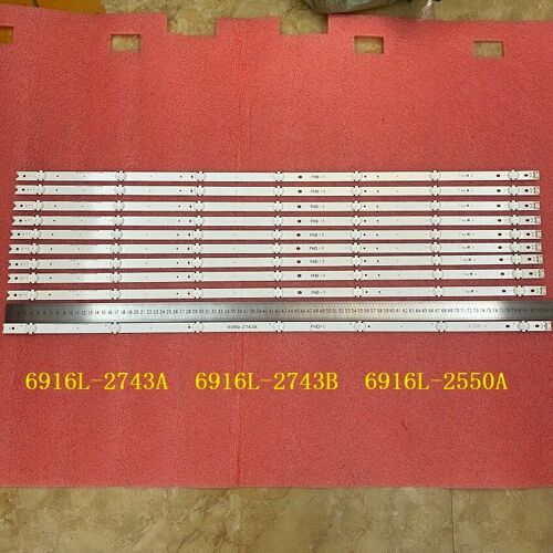 Bande rétroéclairage LG, 15 pièces, 43LH5100 43LH7500 43LH5700 2743B 2550A