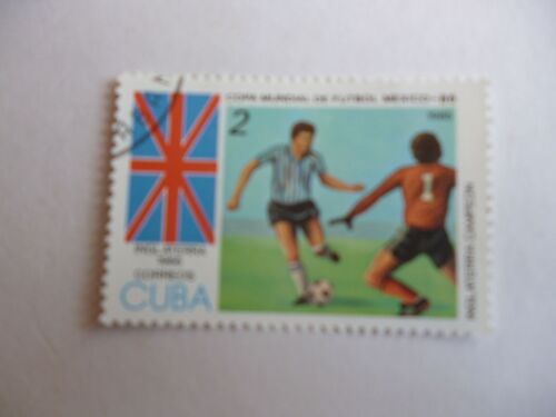 Timbre "Cuba 1985:Coupe Du Monde De Football : Mexico 1986".