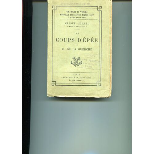 Les Coups D'épée De M.De La Guerche