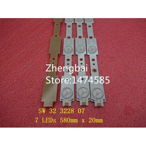 Beented  rétro-éclairage LED Nipseyteko pièces/lot x 20mm, SW32 SW 32 3228 07 LBUA-SDL320X1-SO8B, 7 LED Nipseyteko, 580,