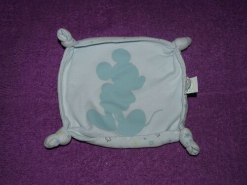 Doudou Mickey Plat Bleu Dos Étoiles Disney Casino  4 Noeuds