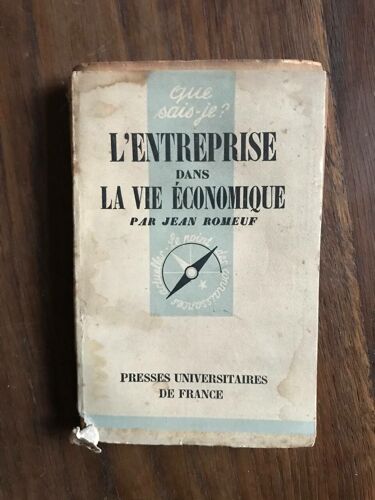 Que Sais-Je? L'entreprise Dans La Vie Économique
