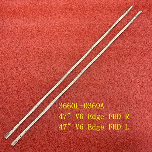 Bande rétro-éclairage LG, 2 pièces, modèles 47 V6 Edge FHD R L 47LW5300 47LW450U 47LV5500 0089A