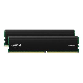 Crucial - DDR4 - kit - 64 Go: 2 x 32 Go - DIMM 288 broches - 3200 MT/s / PC4-25600 - CL22 - 1.2 V - mémoire sans tampon