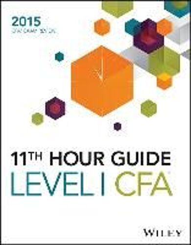 Valizadeh, P: Wiley 11th Hour Guide For 2015 Level I Cfa