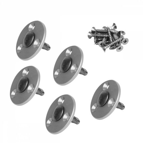 Linxor France ® Lot de 5 pitons télescopiques en inox pour plage en bois