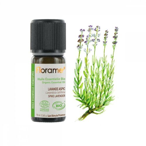 Florame ® Huile Essentielle - Lavande Aspic Bio Lavendula Latifolia - 10ml