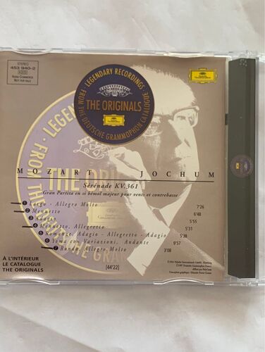 Mozart ( Sérénade Kv 361 ) Membres De L’Orchestre, Symphonique De La Radio Bavaroise, Direction Eugène Jochum 