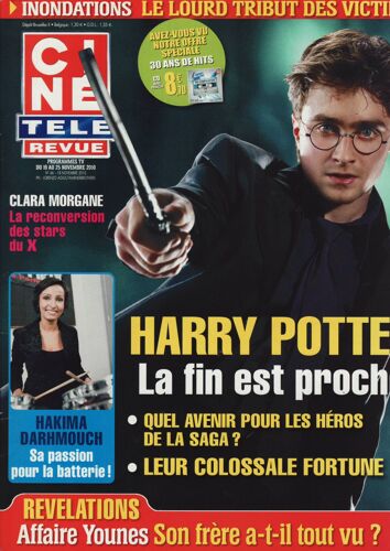 Ciné Télé Revue (Belge) / 18-11-2010 N°46 : Harry Potter / Daniel Radcliffe / Tom Felton (4p)