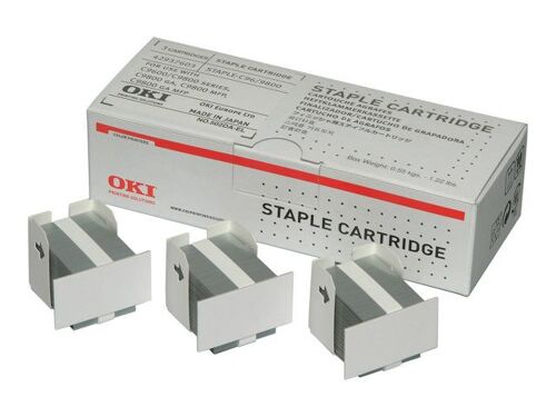 OKI - Agrafes (pack de 15000 ) - pour C910, 9600, 9650, 9800; ES 7170, 7470, 7480; MB 770