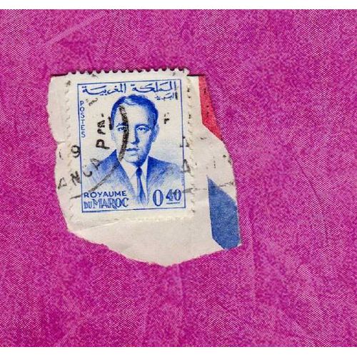 Timbre Maroc Roi Hassan 1962