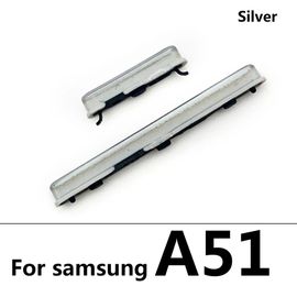 Clé D'alimentation Latérale + Bouton De Volume,Pour Samsung Galaxy A31 A315f A51 A515f A70 A705f A71 A715f - Type A51 Silver