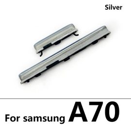 Clé D'alimentation Latérale + Bouton De Volume,Pour Samsung Galaxy A31 A315f A51 A515f A70 A705f A71 A715f - Type A70 Silver
