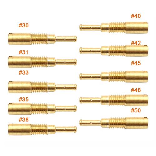 Lot De 10 Pièces Pilote Jet M5 5mm Ralenti Jet M5x0.8mm Filetage Pour Buse D'injecteur De Carburateur Keihin Pz19