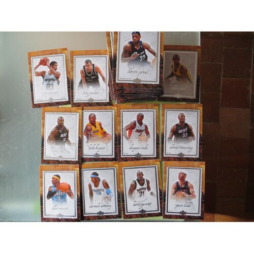 100 Cartes Upper Deck 2007-08 Artifacts Basket Nba Lebron Kobe Shaq Parker 