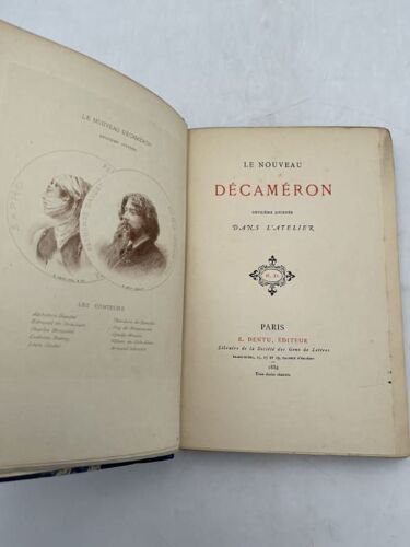 Le Nouveau Décaméron. Deuxième Journée. Dans L'atelier