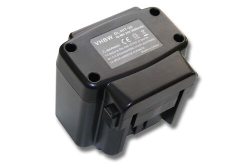vhbw NiMH batterie 3000mAh (24V) pour outil électrique outil Powertools Tools Hitachi C 7D, CR 24DV, DH 24DV, DH 24DVA, DV 24DV, DV 24DVA