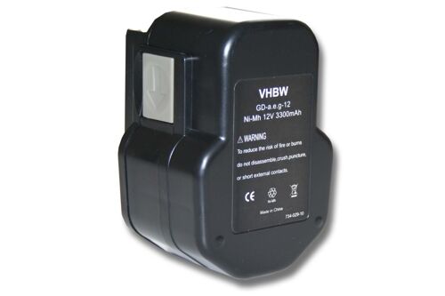 vhbw batterie 3300mAh pour outil Förch BXS12 comme 48-11-1900, 48-11-1950, 48-11-1960, 48-11-1967, etc