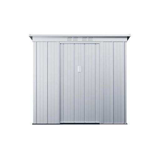 Abri De Jardin Métal En Acier Galvanisé Gris 2,32 M² Acamar