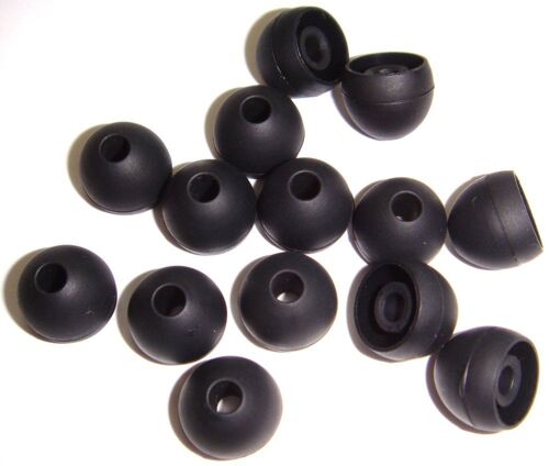 Xcessor Embouts de Remplacement pour Écouteurs Intra-Auriculaires.  Taille: MOYENNE. Noir