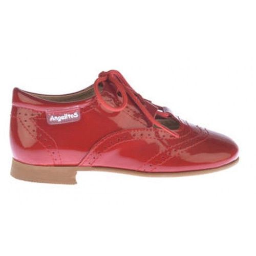 Angelitos Gales 1506 Charol Rojo Cuir Verni Rouge