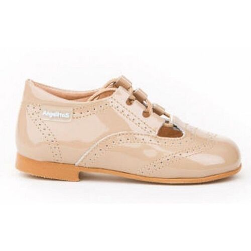 Angelitos Gales 1506 Charol Camel Cuir Verni Camel
