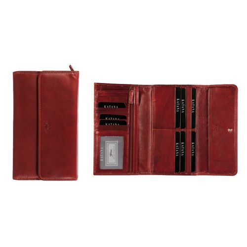 Compagnon / Porte-chéquier Katana K 753080 - Rouge